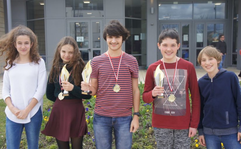 4 champions régionaux pour l’Échiquier du Gâtinais – 8 au 11/03/2018